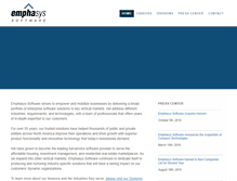 Tablet Screenshot of emphasys-software.com